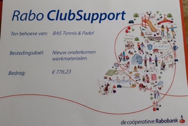 Opbrengst Rabo Clubsupport